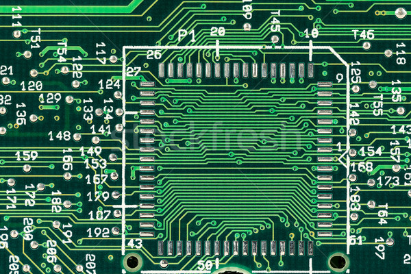 Green printed circuit board Stock photo © marekusz