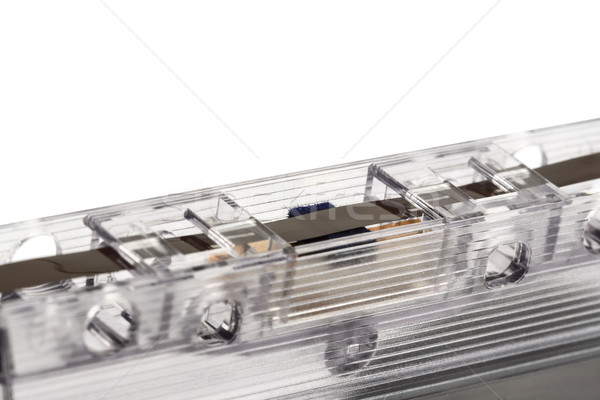 Compact casetă in sus aproape loc magnetic Imagine de stoc © marekusz