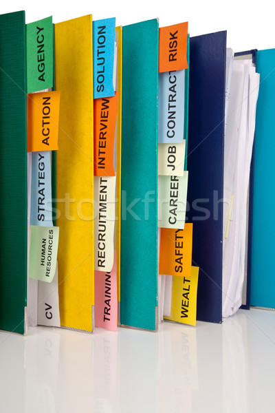 [[stock_photo]]: Recherche · d'emploi · dossiers · ensemble · documents · recherche · d'emploi · bureau