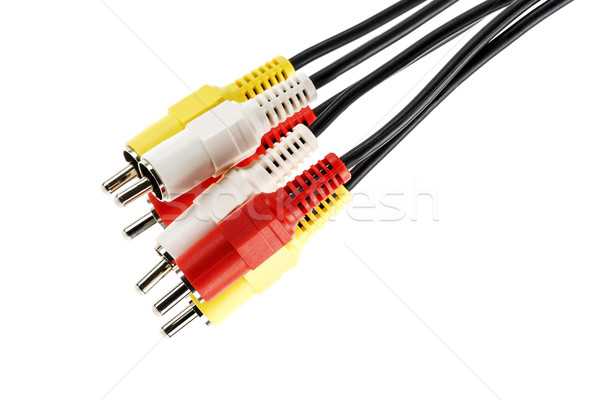 Audio video cable with plugs Stock photo © marekusz