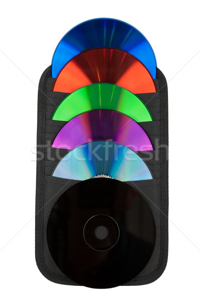 various colors of CD & DVD  Stock photo © marekusz