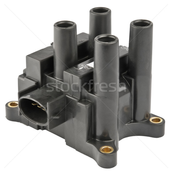 Stock photo: ignition coil for gasoline internal combustion engine