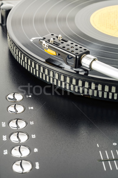 Turntable plays vinyl record Stock photo © marekusz