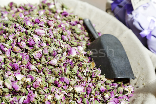 Klein bloemen gedroogd rozen gebruikt cosmetische Stockfoto © marekusz