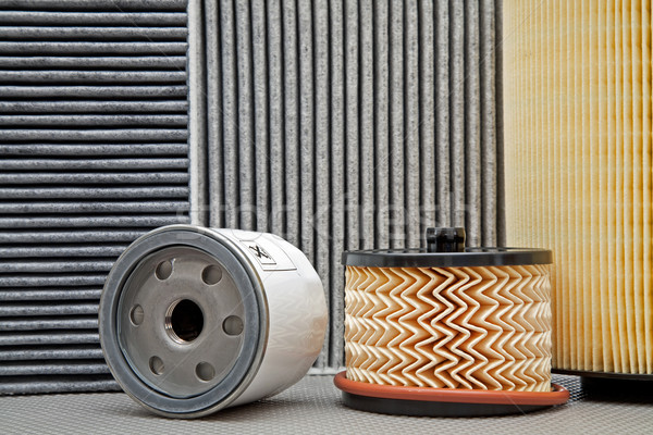 five various car filters  Stock photo © marekusz