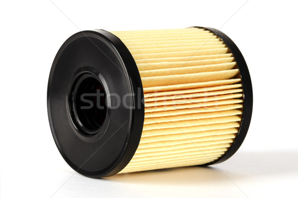 Foto stock: Óleo · filtrar · elemento · usado · limpeza · combustão