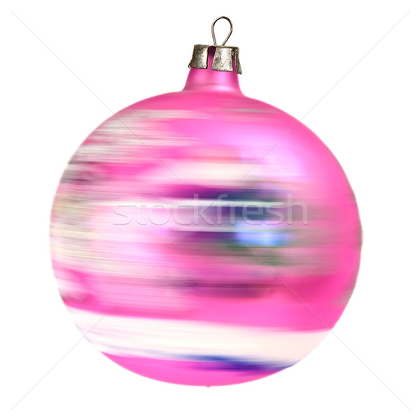 聖誕節 裝飾 白 玻璃 背景 粉紅色 商業照片 © marekusz