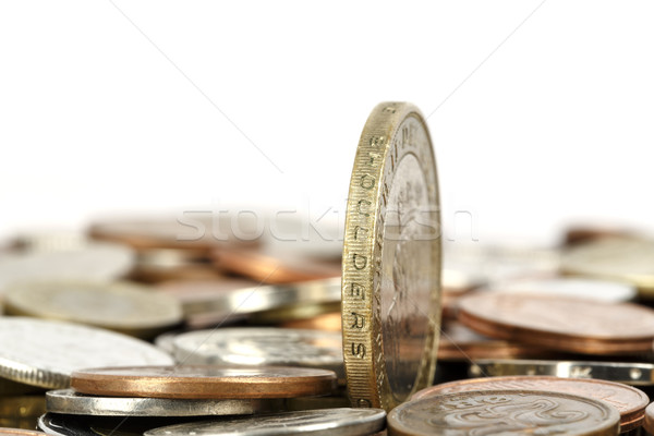 Uno moneda otro establecer dinero Foto stock © marekusz