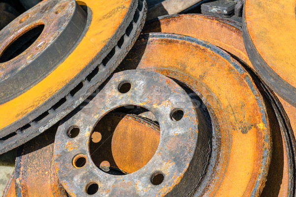 Rusty brake discs Stock photo © marekusz