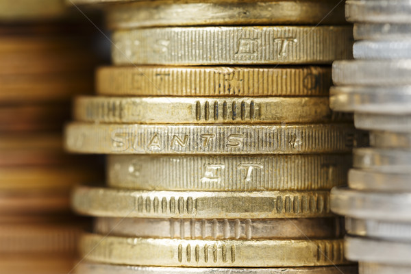 Coins shown up close Stock photo © marekusz