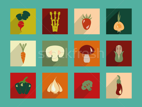 ストックフォト: 野菜 · 実例 · 健康食品 · 食品 · 工場