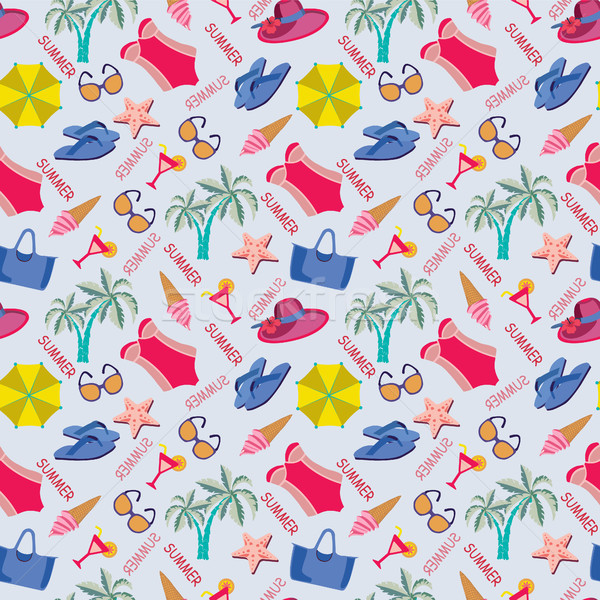 Get Wallpaper Zomervakantie Patroon Strand Stijl Vector Vector For iPhone