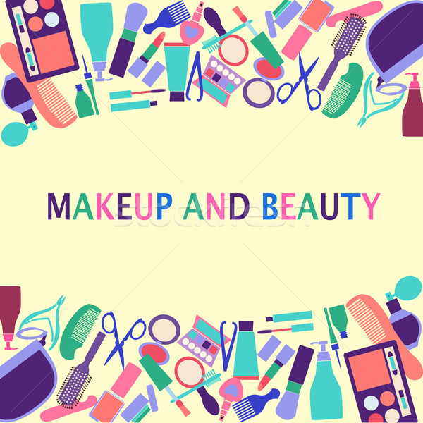  background of Cosmetics shop, beauty salon. Stock photo © Margolana