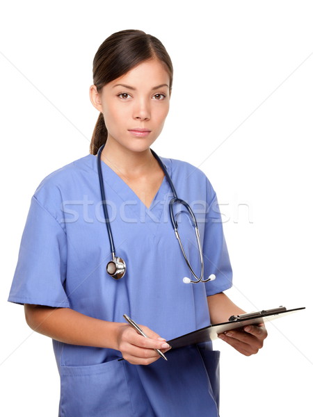 Sérieux médicaux infirmière jeunes Homme médecin [[stock_photo]] © Maridav