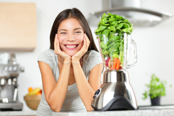 Kobieta warzyw zdrowe odżywianie Zdjęcia stock © Maridav