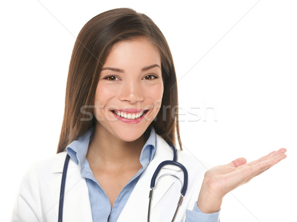 Medycznych lekarza kobieta kopia przestrzeń Zdjęcia stock © Maridav