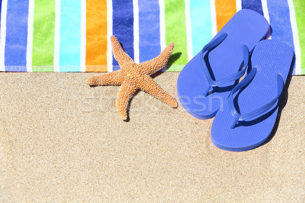 Tropical beach vacation holiday travel concept Stock photo © Maridav