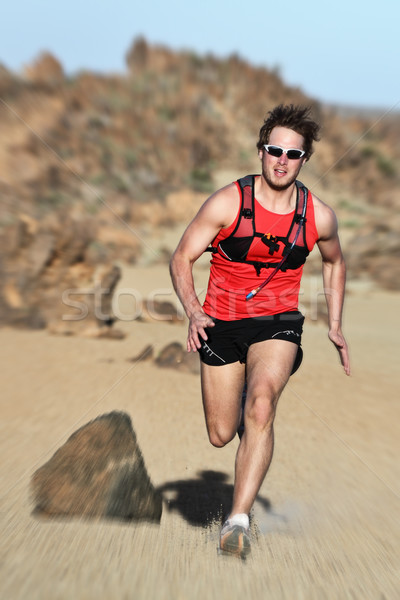 Runner man running Stock photo © Maridav