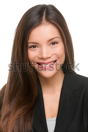 Foto stock: Asia · mujer · de · negocios · profesional · retrato · jóvenes · femenino