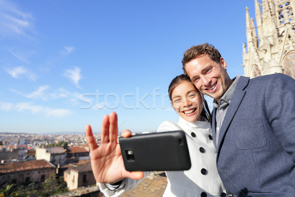 [[stock_photo]]: Urbaine · Voyage · Barcelone · autoportrait