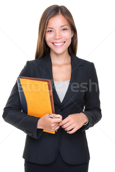 Agent immobilier femme d'affaires portrait belle asian femme d'affaires [[stock_photo]] © Maridav