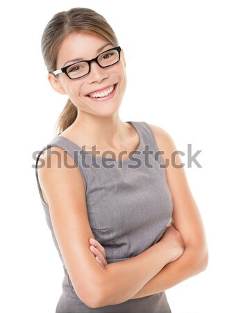 Woman wearing glasses eyewear Stock photo © Maridav