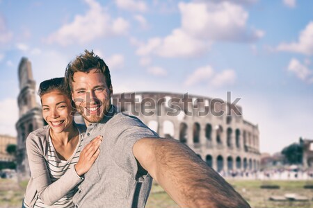 Romantic couple tourists in Rome Stock photo © Maridav