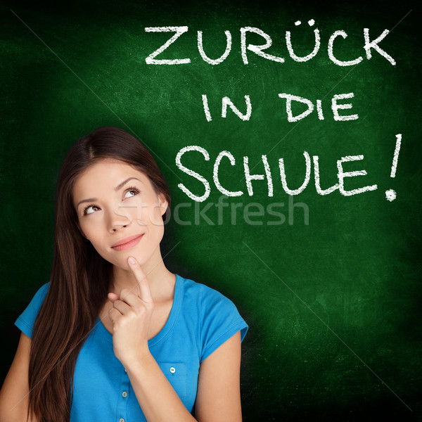 Zuruck in die Schule - German back to school Stock photo © Maridav