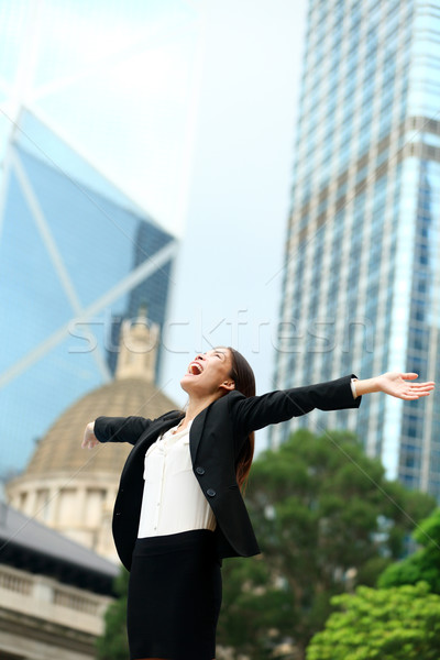 Foto stock: Negocios · éxito · exitoso · mujer · Hong · Kong