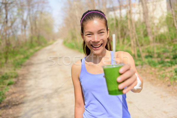 [[stock_photo]]: Vert · légumes · smoothie · manger