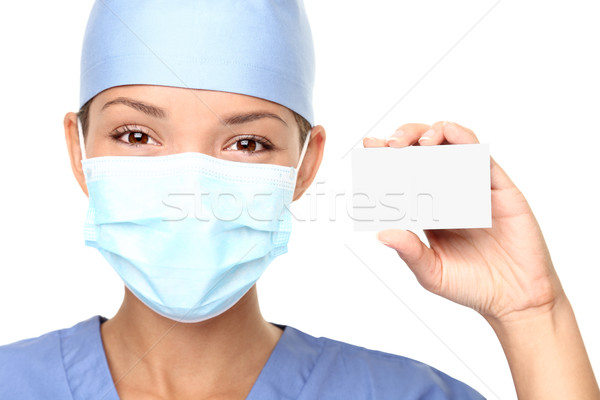醫生 人 顯示 名片 護士 年輕 商業照片 © Maridav