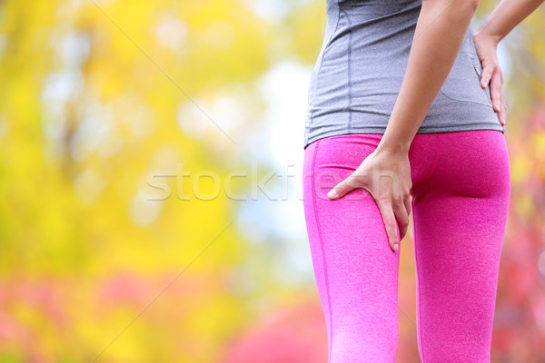 捻挫 を実行して スポーツ傷害 女性 ランナー クローズアップ ストックフォト © Maridav