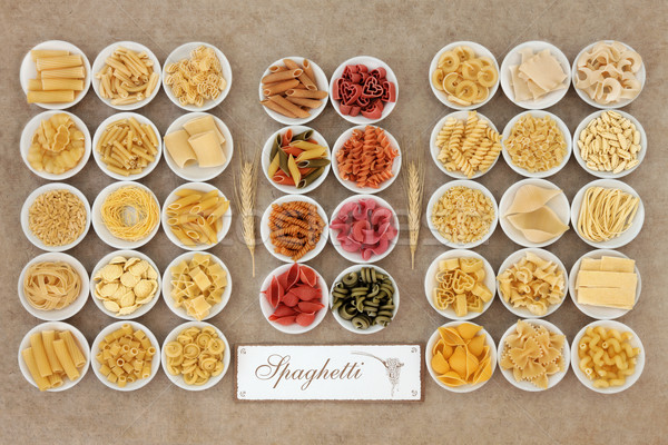 Spaghetti Pasta Selection Stock photo © marilyna