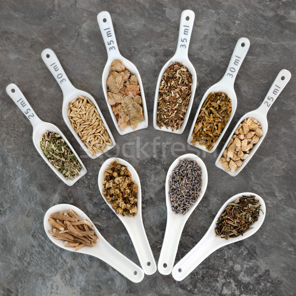 Herbs to Heal Anxiety and Sleeping Disorders Stock photo © marilyna