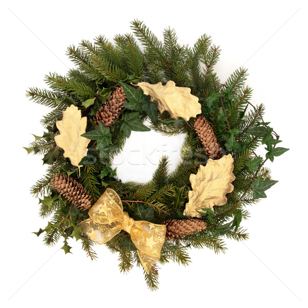 Christmas Wreath Stock photo © marilyna