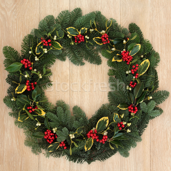 Stock photo: Winter Wreath