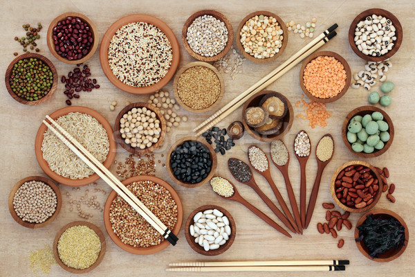 Macrobiotic Healthy Food Sampler Stock photo © marilyna