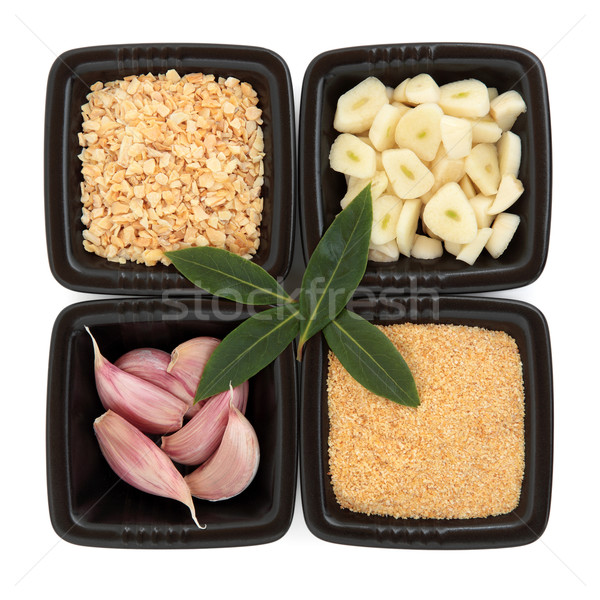 Garlic Ingredients Stock photo © marilyna