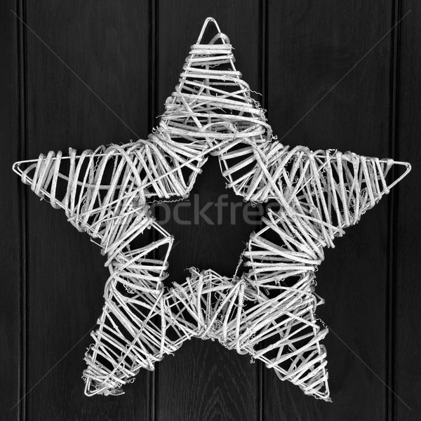 Sliver Star Wreath Stock photo © marilyna