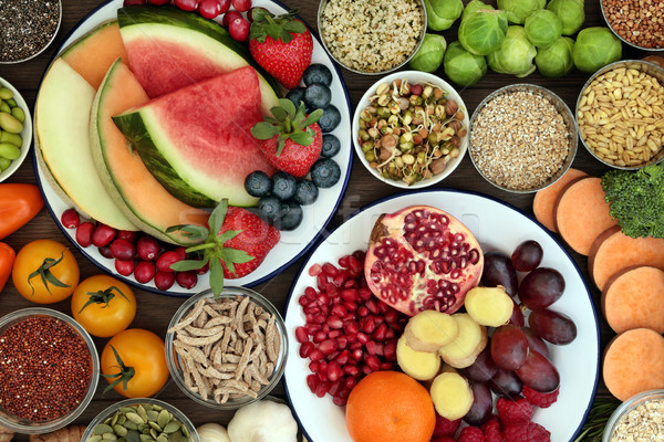 Comer así buena salud alimentos fruta fresca Foto stock © marilyna