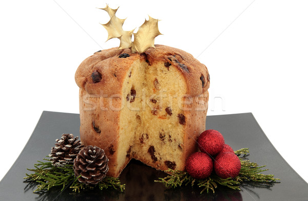 Panettone Christmas Cake Stock photo © marilyna