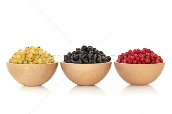 Stock photo: White, Black and Red Currant Fruit