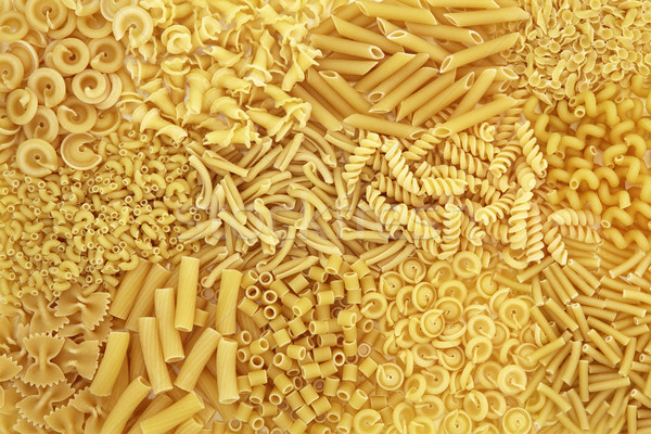 Dried Pasta Abstract Background Stock photo © marilyna