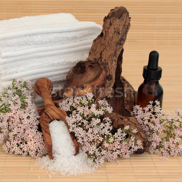 Tratament balnear floare spa aromaterapie Imagine de stoc © marilyna