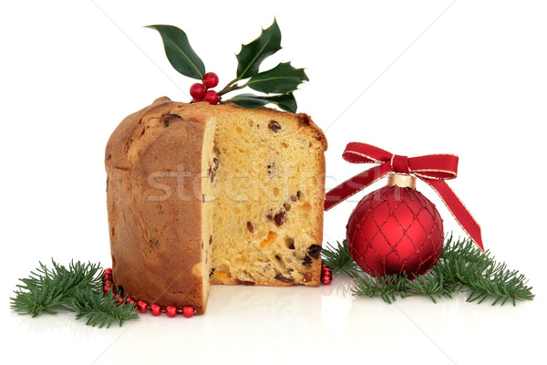 Panettone Christmas Cake Stock photo © marilyna