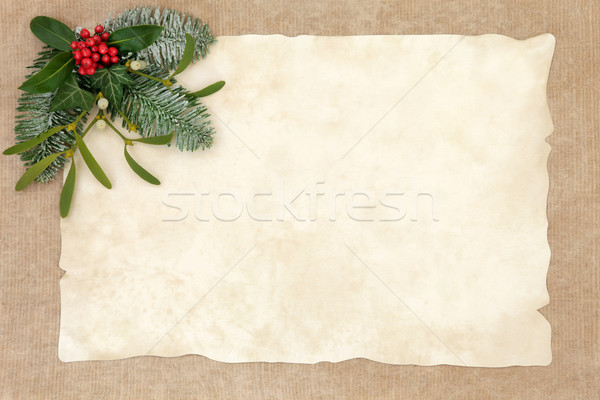 Old Fashioned Christmas Background Stock photo © marilyna