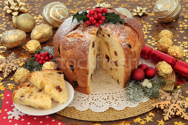 Italian Christmas Cake Stock photo © marilyna