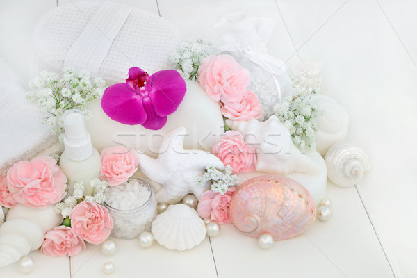 Produktów goździk kwiaty soli Zdjęcia stock © marilyna
