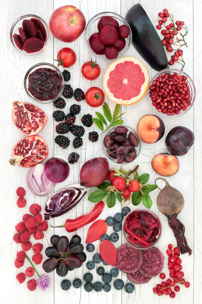 Health Foods High in Anthocyanins Stock photo © marilyna