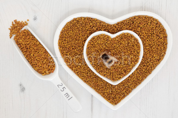 Honingbij stuifmeel graan super voedsel Stockfoto © marilyna